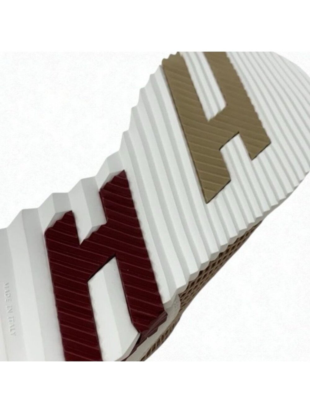 Hermes Bouncing Sneakers Shoes Fabric Suede Beige White - Picture 9 of 11